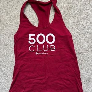Pure Barre Red Tank Top